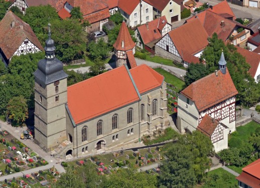 Luftbild Kirche 2017